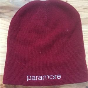 Vintage Maroon Paramore Slouch Beanie